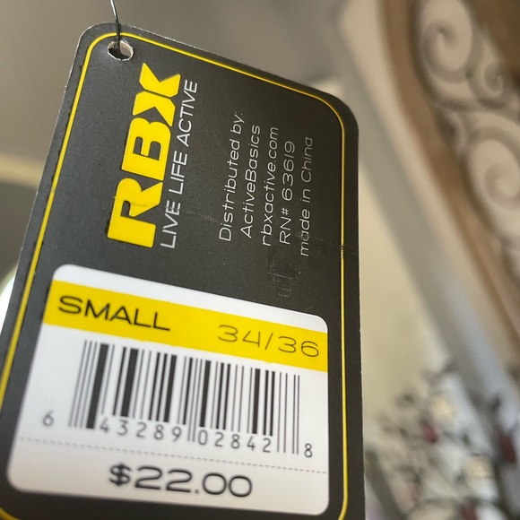 NWT RBX navy men’s sleepwear/activewear short sleeve shirt in size S super soft - Picture 3 of 7